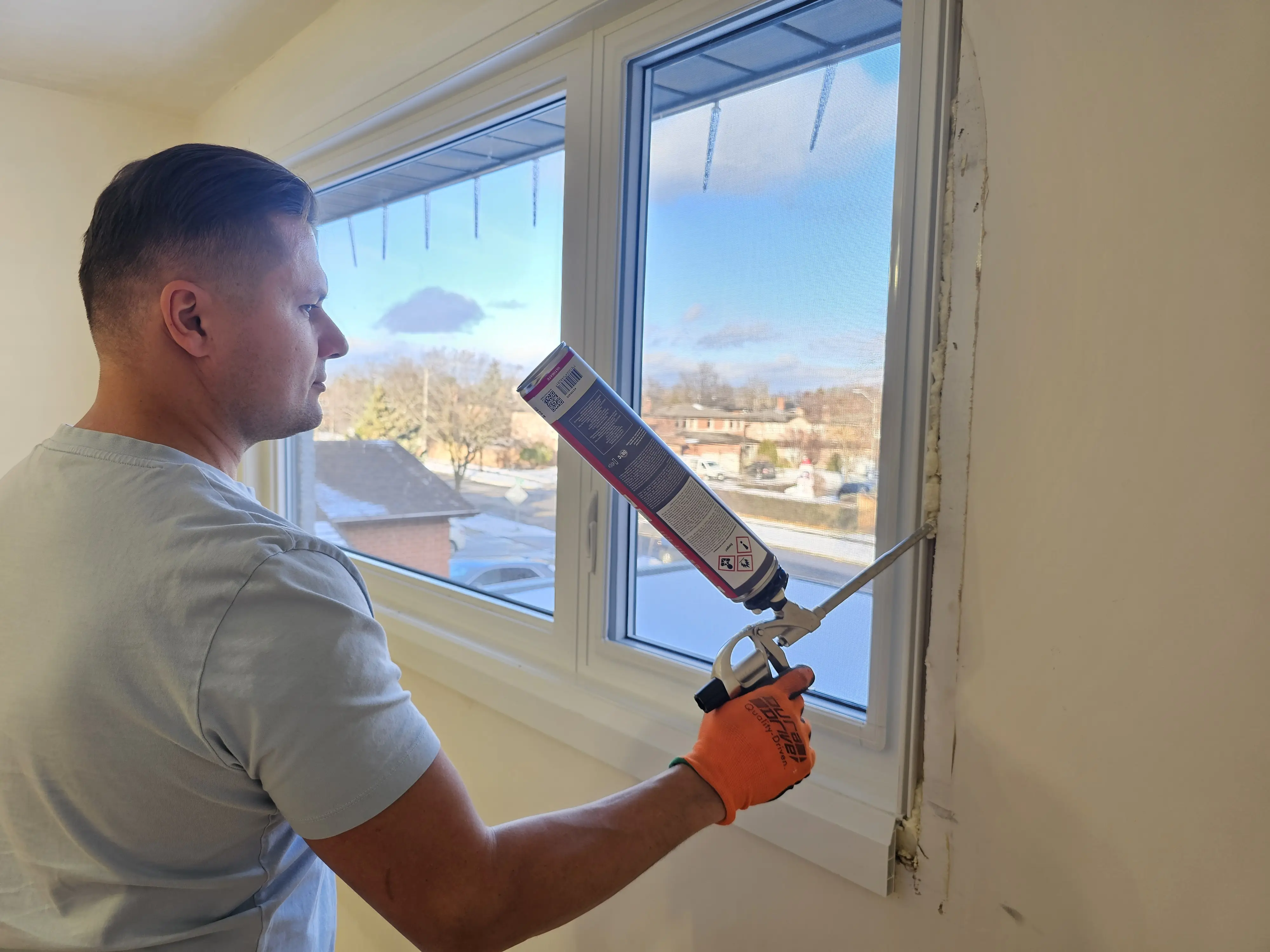 Air sealing and draft prevention.