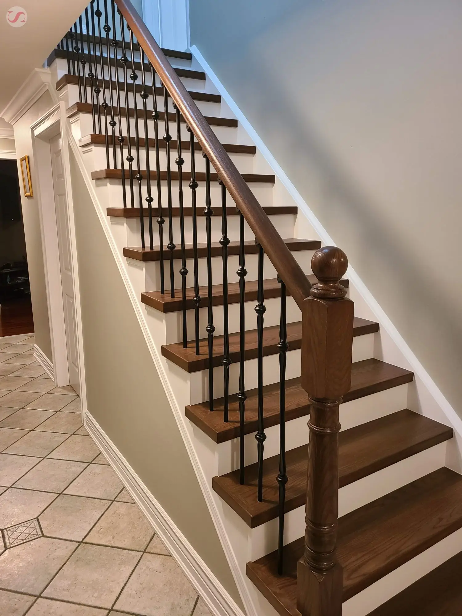 Staircase renovation in Ajax