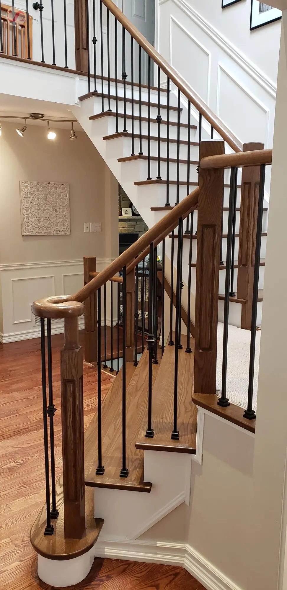 Staircase renovation Burlington