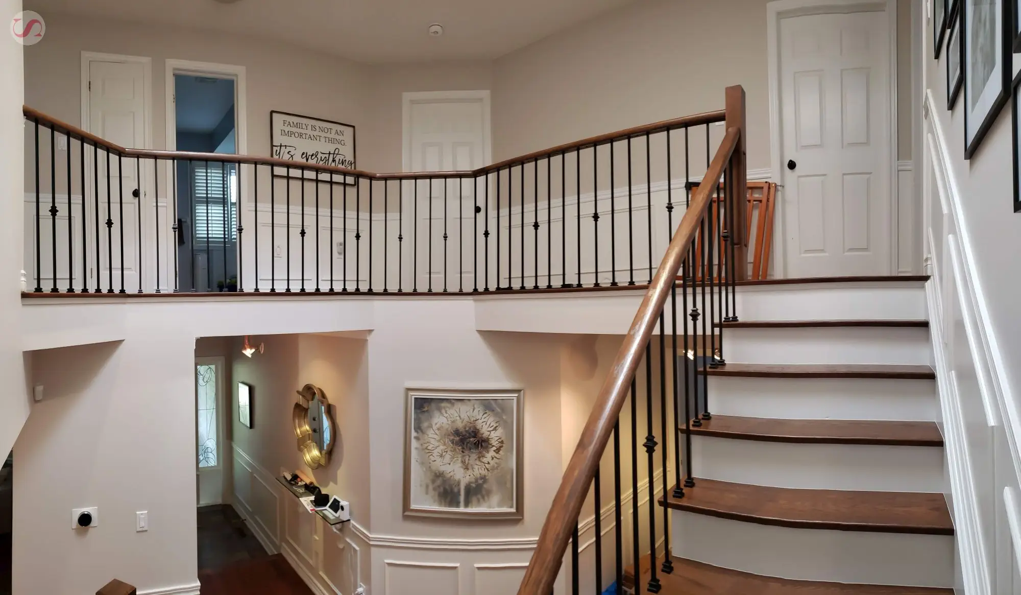 Stair railing installation Burlington