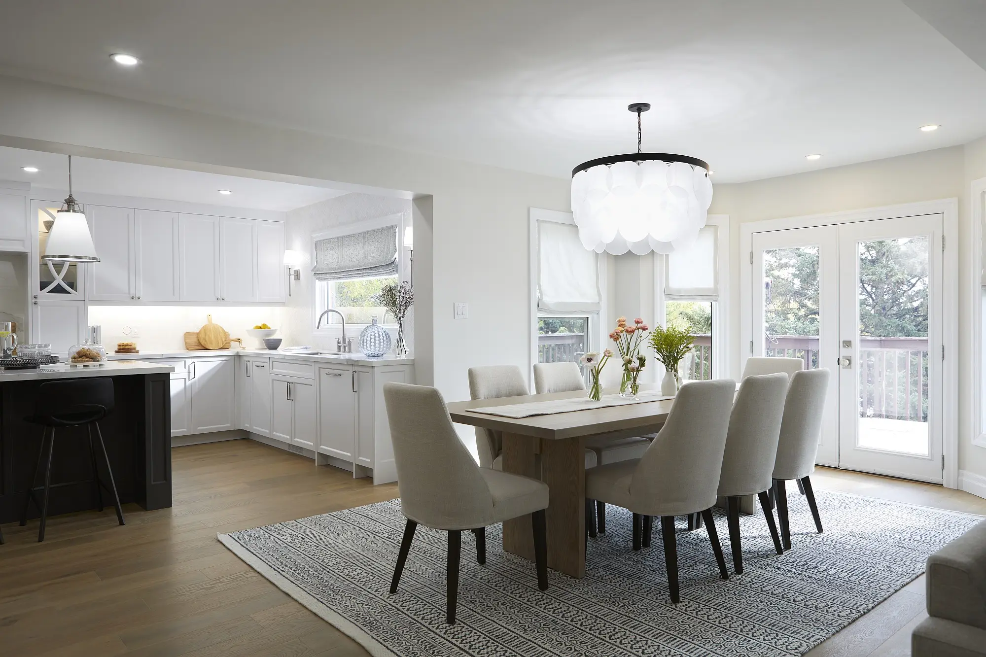 Interior painting with smooth walls, crisp trim, and a clean premium finish.