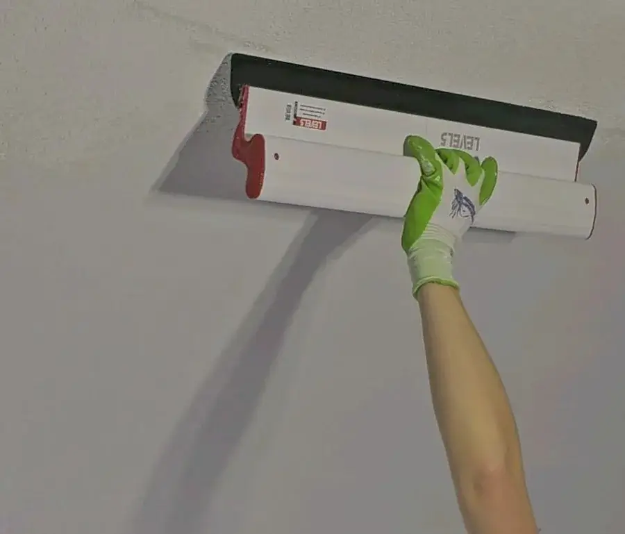 Drywall repair after wallpaper removal.