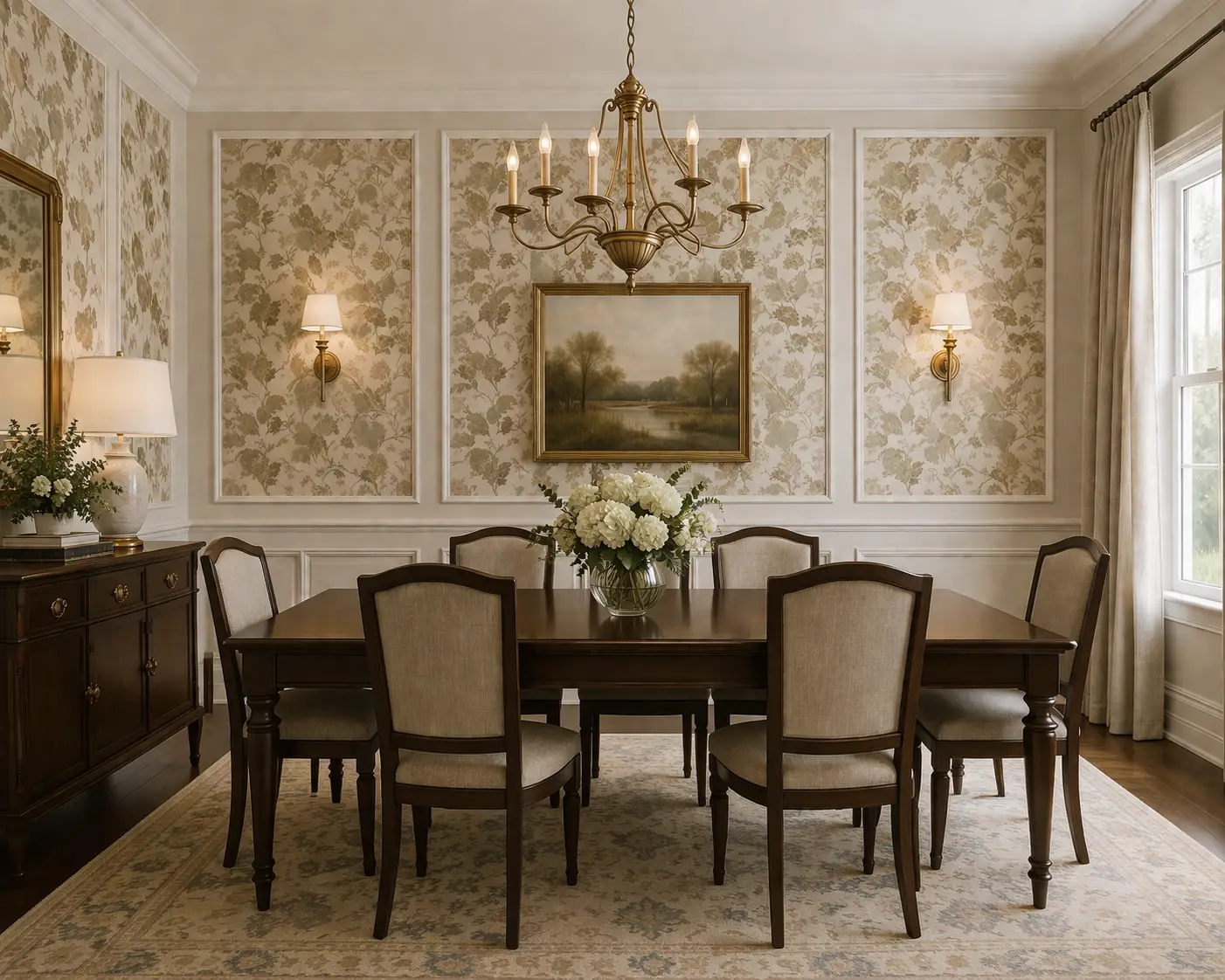 Wallpaper installation in King City.