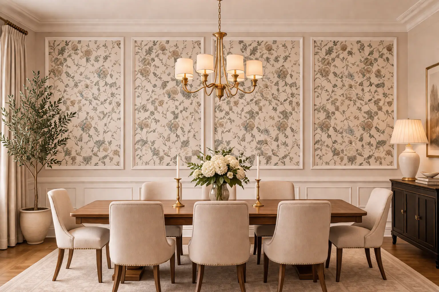 Wallpaper installation in Stouffville.