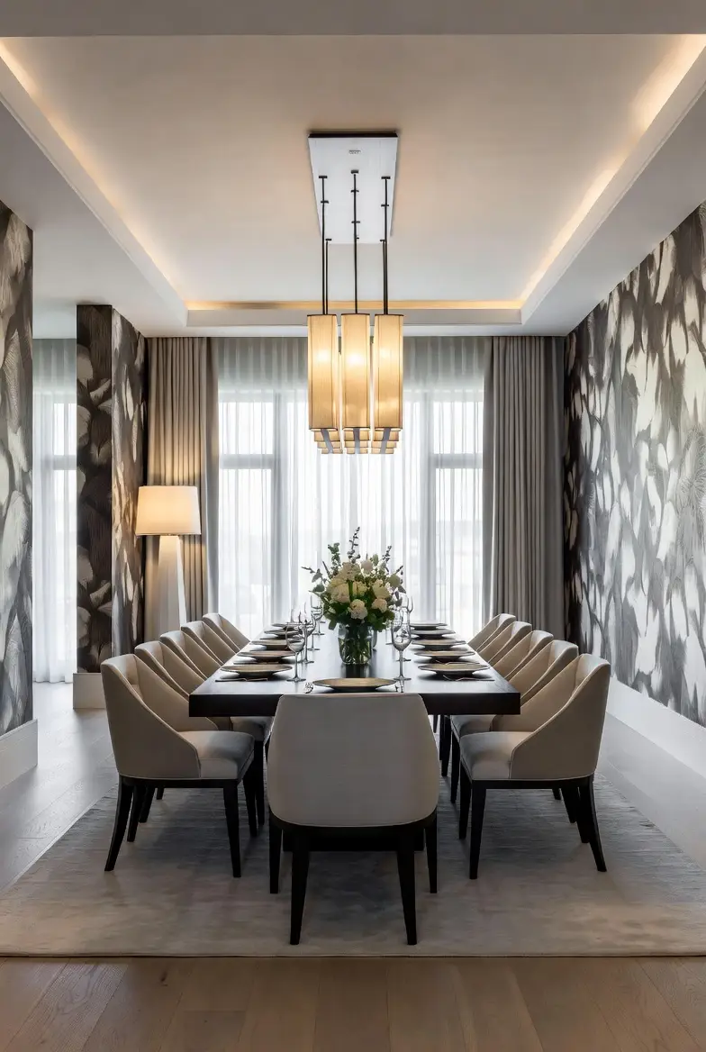 Wallpaper installation in Etobicoke.