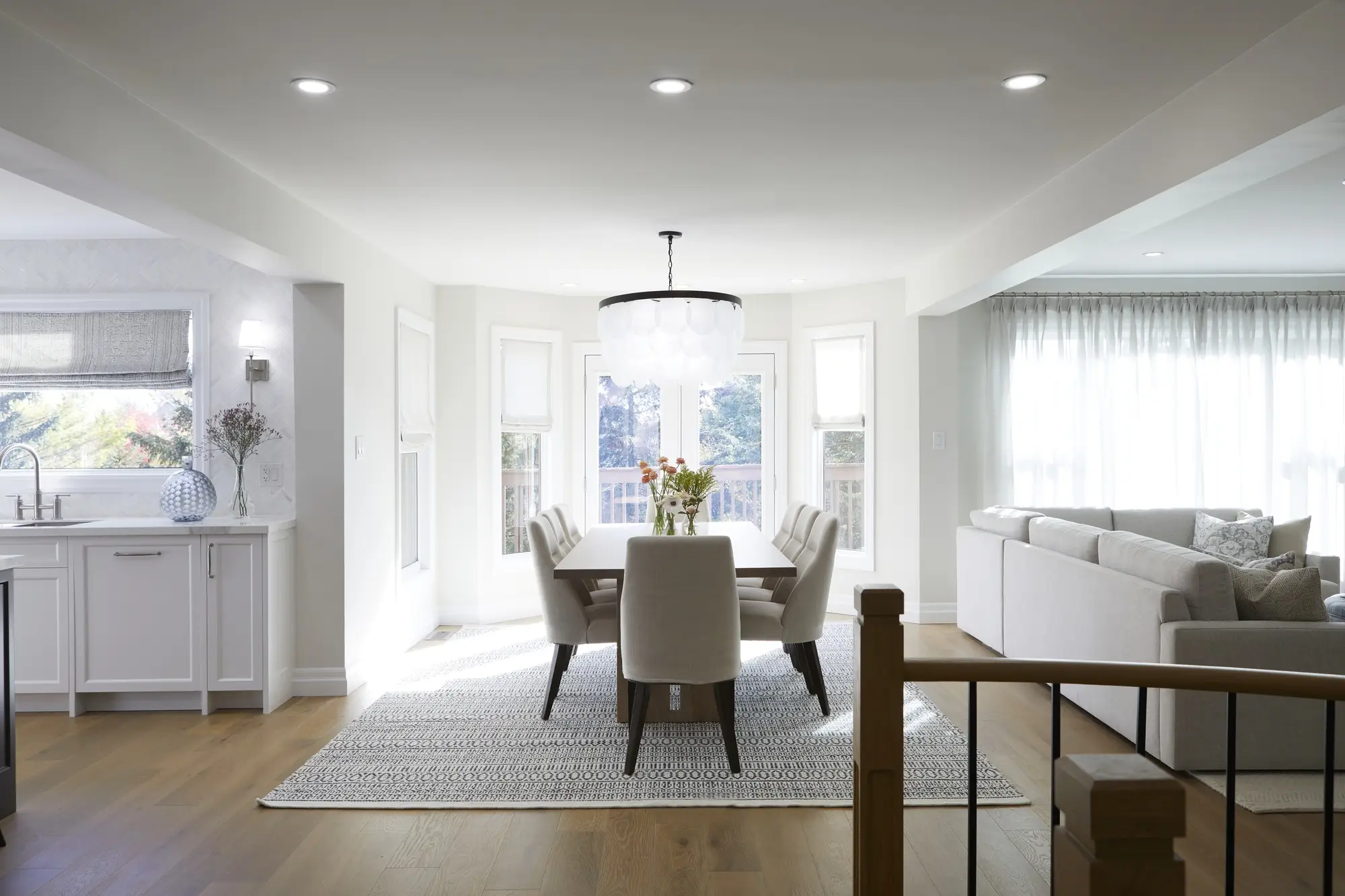 Dining room renovation in Toronto.