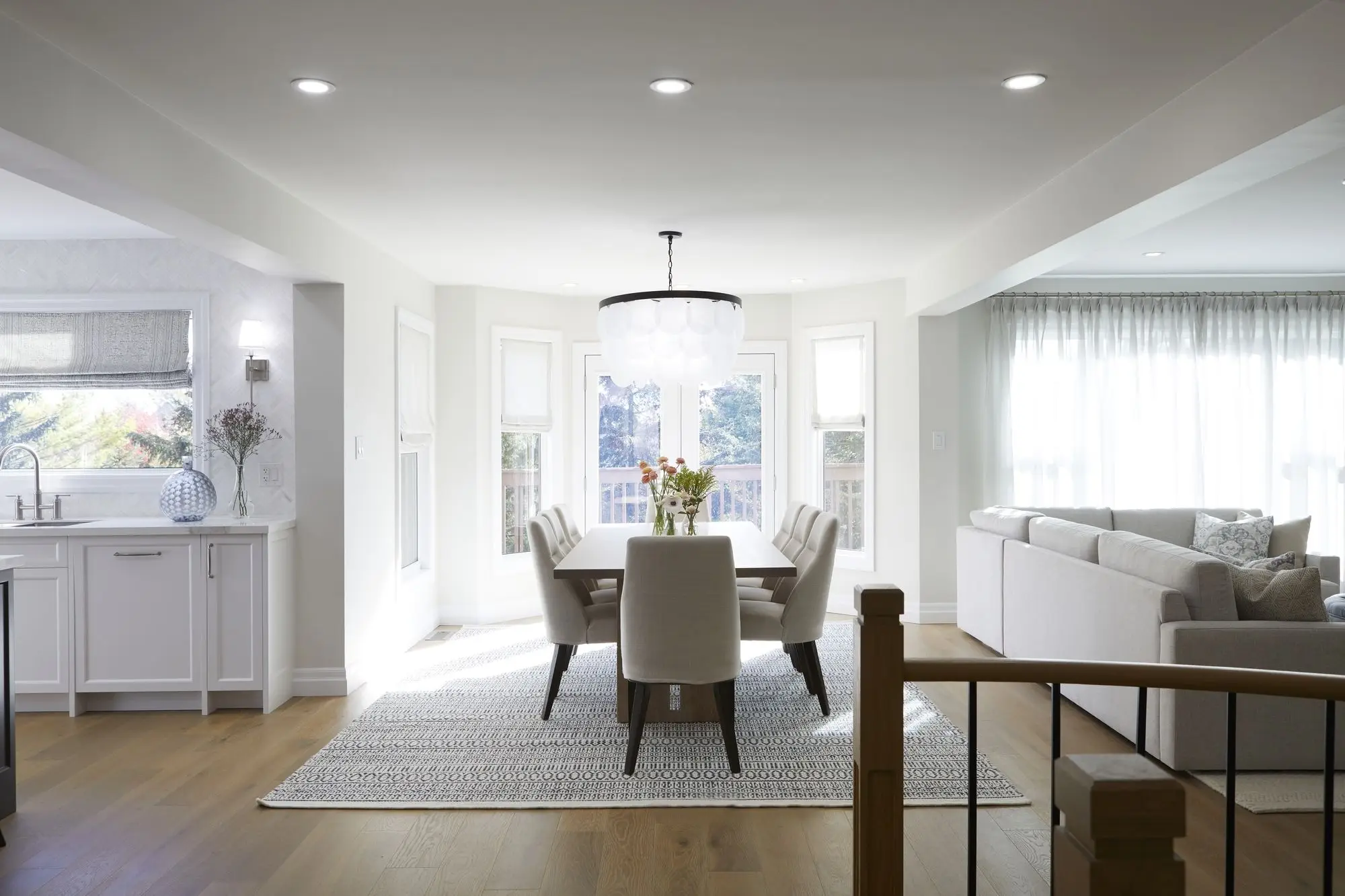 Dining room renovation in Toronto.