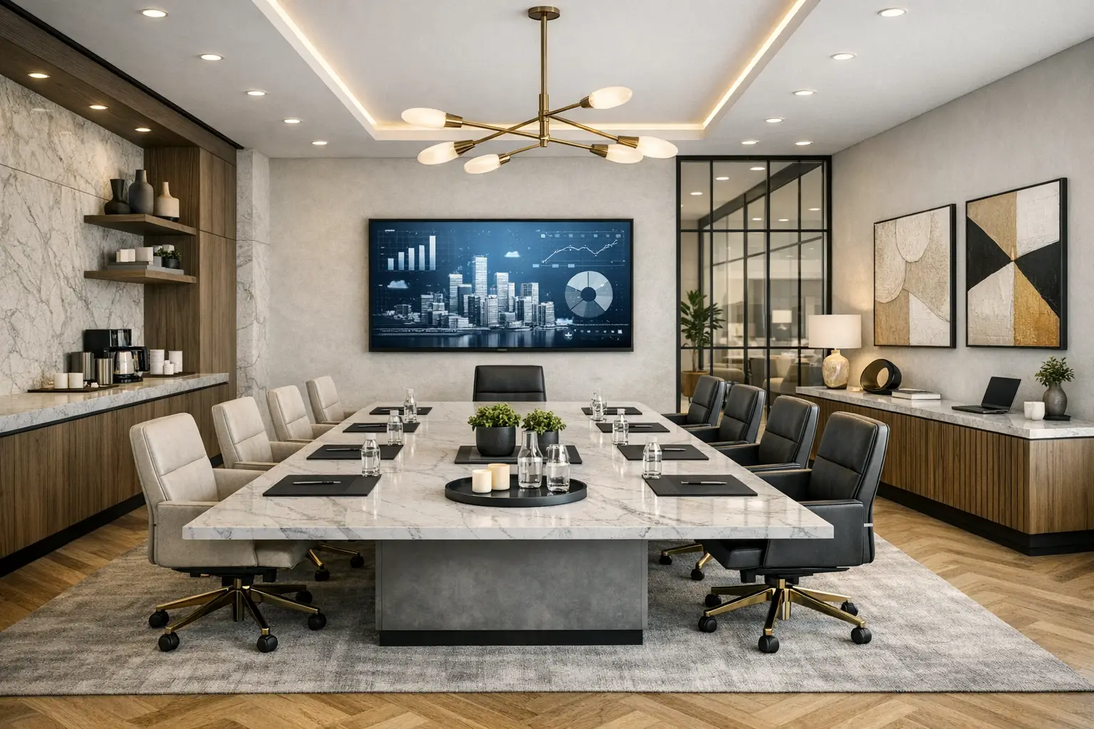 Wallpaper detail installation in Toronto.