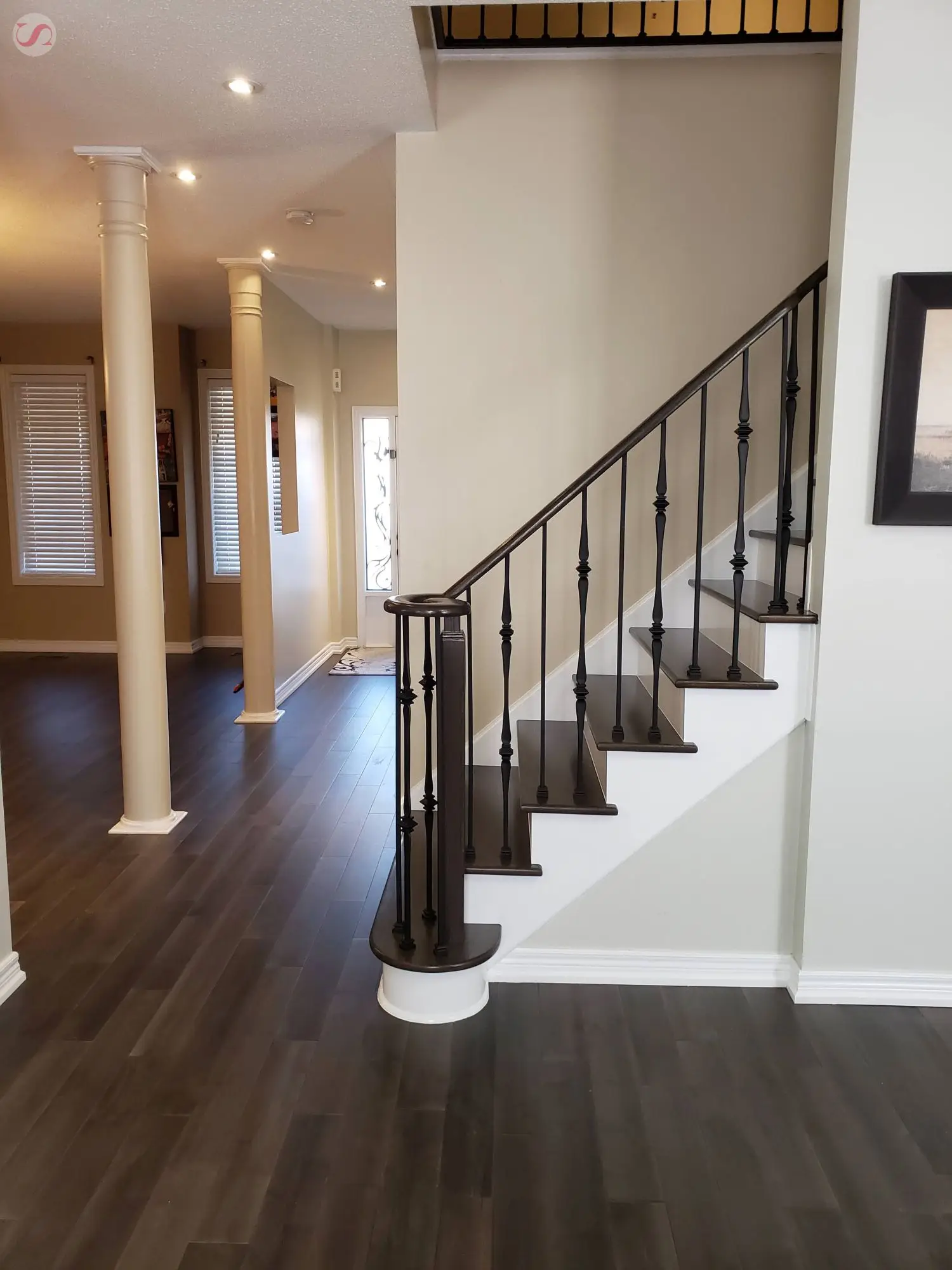 Staircase renovation in Markham