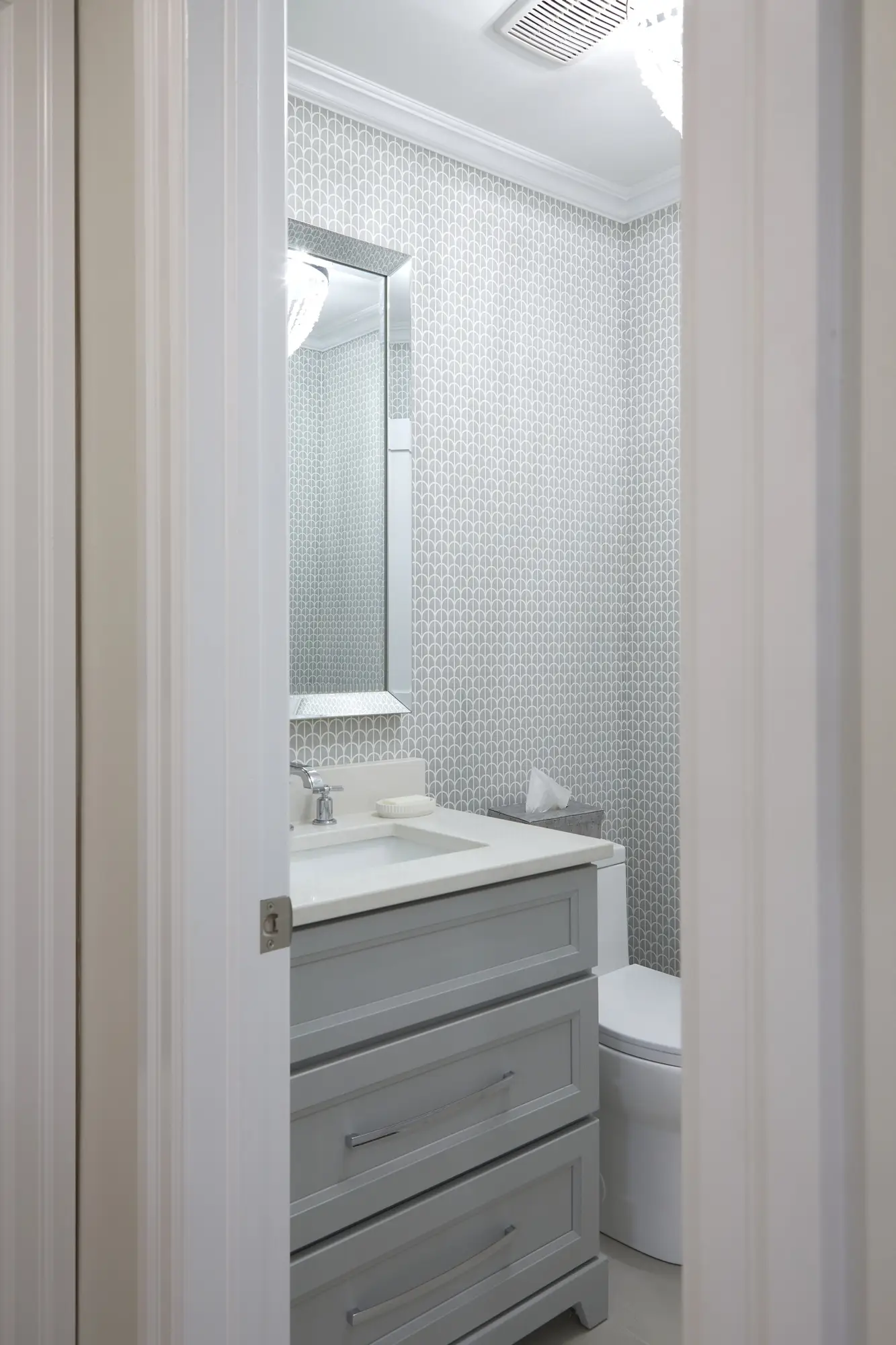 Wallpaper installation in Woodbridge.