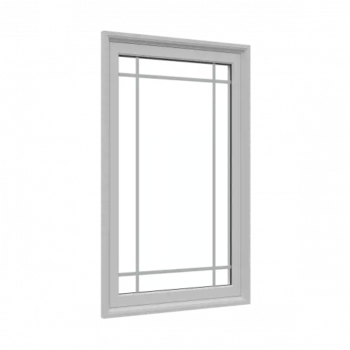 Fixed casement vinyl replacement window for energy efficient replacement windows in Ontario homes.