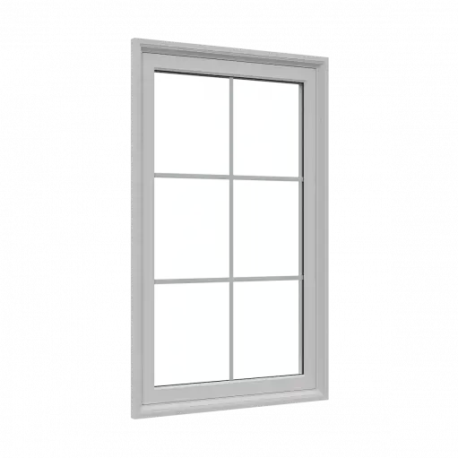 Picture vinyl replacement window for large window replacement and brighter finished interiors.