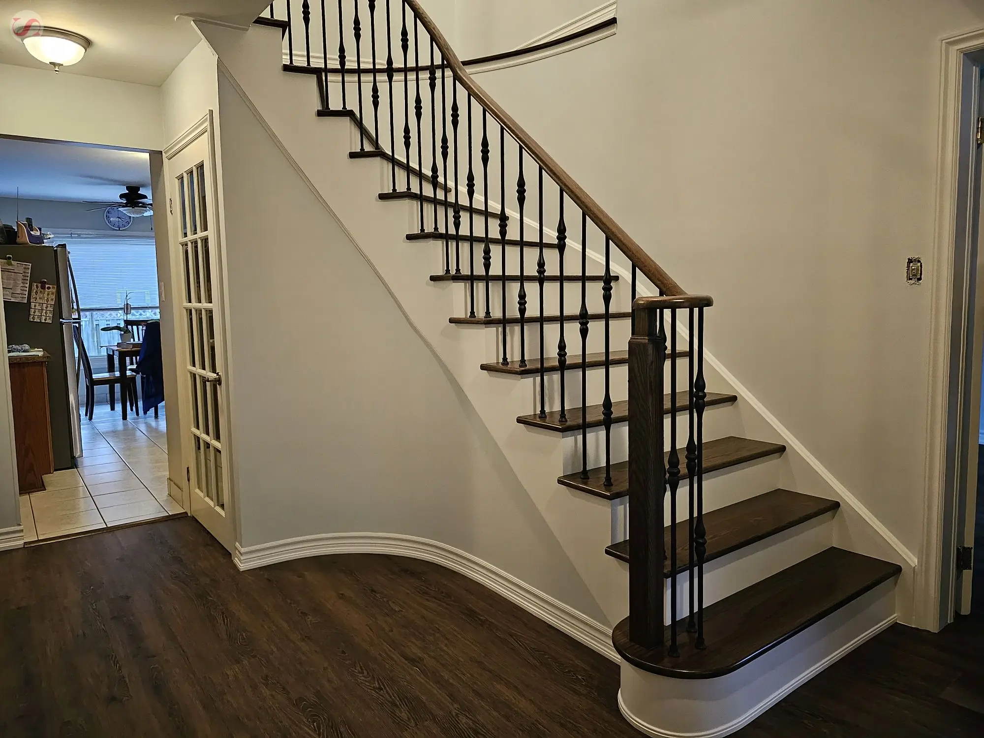 Staircase renovation Stouffville