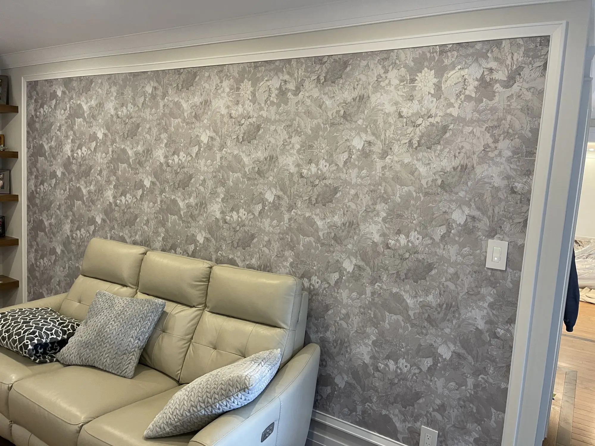 Wallpaper installation in Whitby.