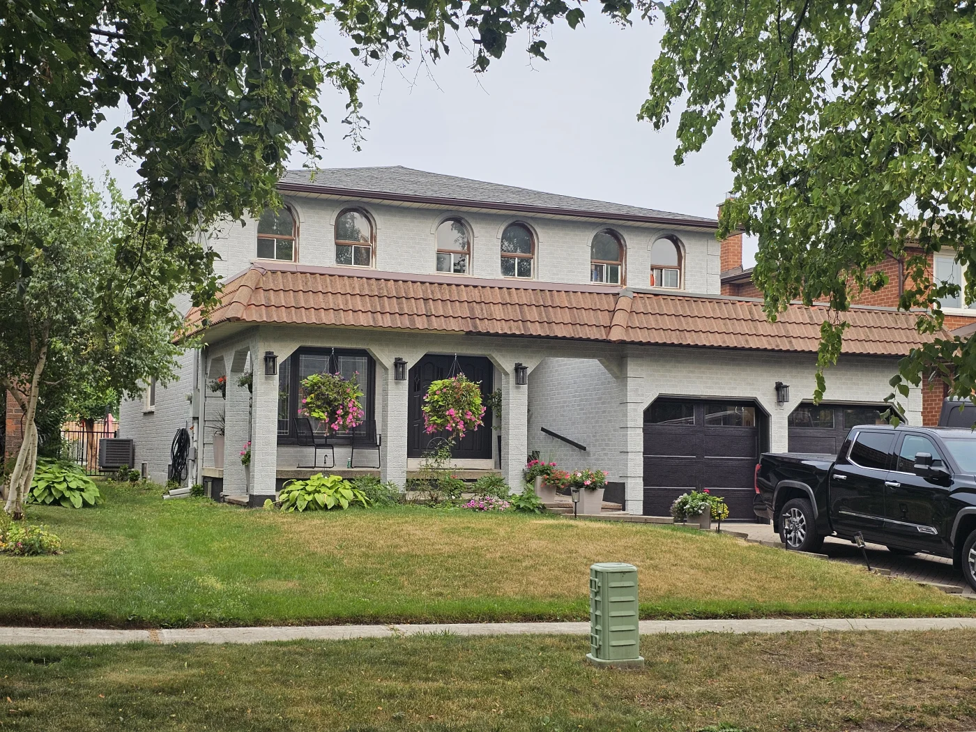 Woodbridge exterior house painting before