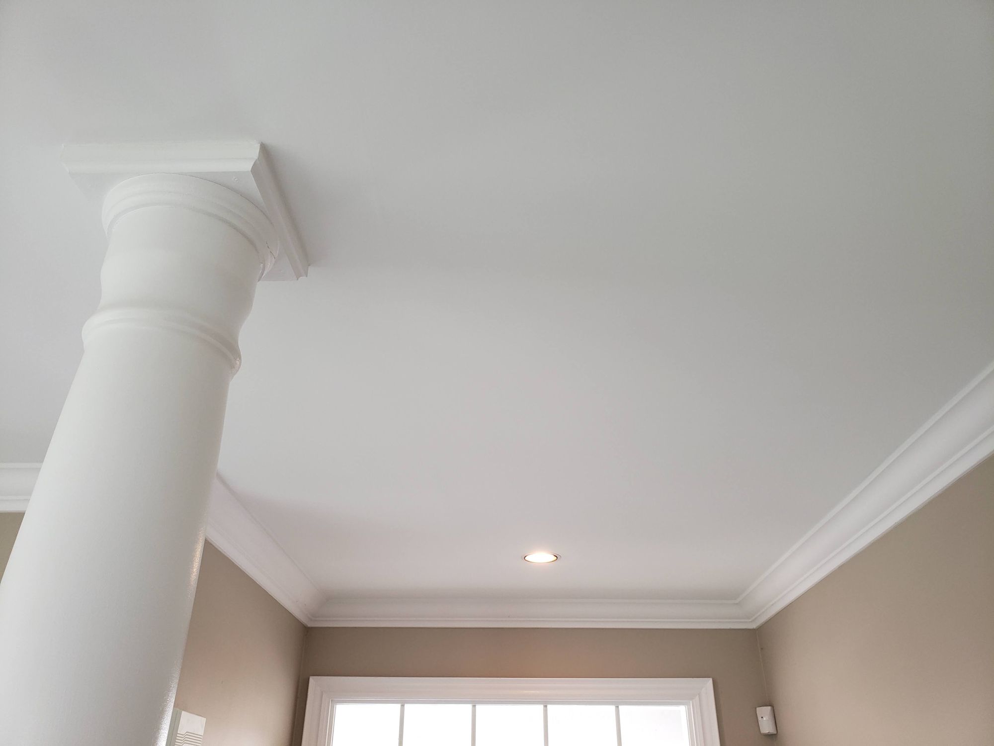 Detailed popcorn ceiling removal and finishing after